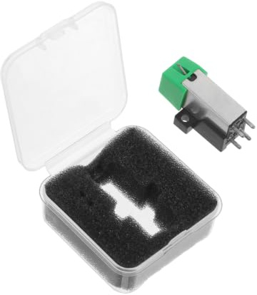 RUNROTOO Skivspelare - Magnetisk pickup med stereopenna för skivspelare - Kompatibel med Audio Technica AT3600L - Ersättningstillbehör för fonograf