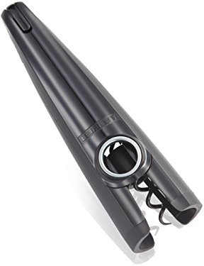 Leifheit Korkenzieher Vino Royal, Weinöffner zum leichten Öffnen von Weinflaschen, wine opener in edlem Design, cork screw mit teflonbeschichtetem Wendel, Flaschenöffner ohne Kraftaufwand
