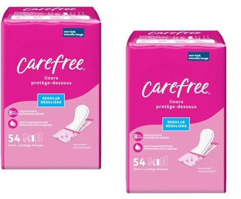 Carefree Acti-Fresh Regular 54 Ct. Unscented 2pk