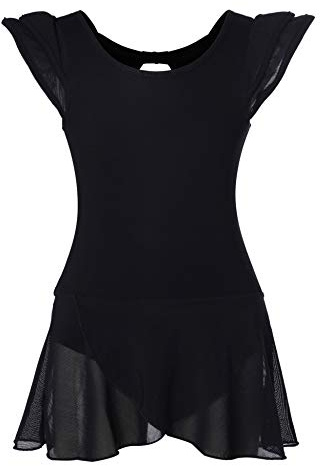 DANSHOW Girls Ballet Dance Leotards Dress for Toddler(YW3033-M-06)