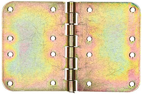 KOTARBAU® Bisagra de acero inoxidable para muebles, 150 x 100 mm, Bisagra de libro, Nudo enrollado, Conector, Bisagra plegable de doble hoja, Bisagra multiuso para cajas de madera, Galvanizada