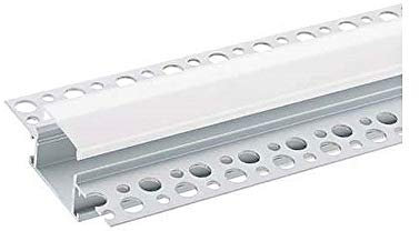 Unterputzprofil 20 - für LED Strips bis 2cm Breite, randlos, inkl. matter Abdeckung, Länge 100cm