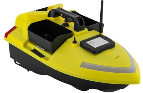 Loobiiny Fjärrstyrd foderbåt, fisksökare med sökstrålkastare och laddare, betesbåt automatisk retur, kontroll 500 m