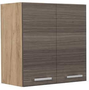 Vicco Hängeschrank R-Line, hängender Küchenschrank, Edelgrau, 60 cm