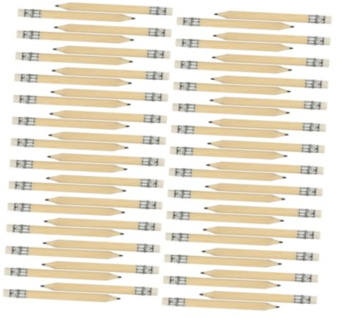 Mobestech 200 piezas Lápices de Golf Mini de Madera con Preafilados y Cortos para Camping Senderismo y Uso Escolar Paquete Granel para Anotaciones al Aire