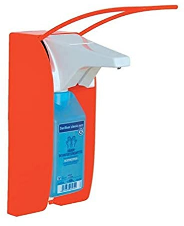 HARTMANN 9812510 BODE Eurodispenser 1 Plus und 1 Plus Touchless, Spender mit Langem Armhebel in Signalfarben, 350/500ml