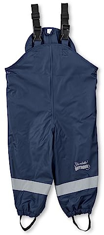 Sterntaler Pantalon de Pluie rembourré Unisexe pour Enfant, Marine, 80 cm