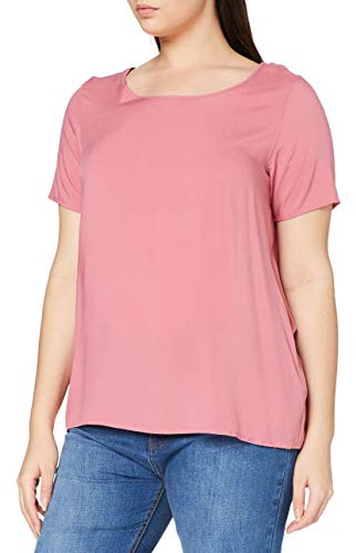 ONLY Carmakoma Damen Carfirstly Life Top Noos T Shirt, Baroque Rose, 44 Gro e Gr en EU