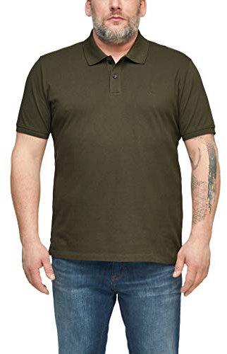 s.Oliver Big Size Herren 131.10.102.13.130.2064880 Polohemd, Olive, 4XL
