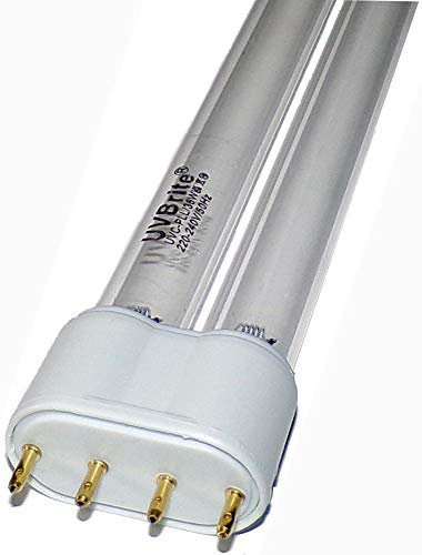 UVBrite® 24W PLL 2G11 UV-C Bulb Lamp for Pond Filter UVC High Performance Quartz Algae Blanket Weed Control