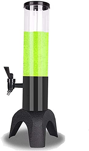 Spillatore Birra, Birra Beverage Tower 1.5L Dispenser di Birra Distributore di Bevande KTV Barile di Succo Distributore di Plastica Colonna di Birra