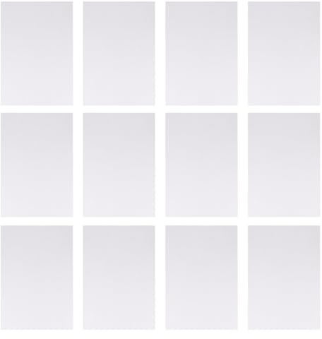 Lurrose A4 Double-Sided 120gsm White Silicone Coated Release Paper 100 Sheets Anti-Stick Separation Sheet for Office, DIY Crafts, and Sticker Printing