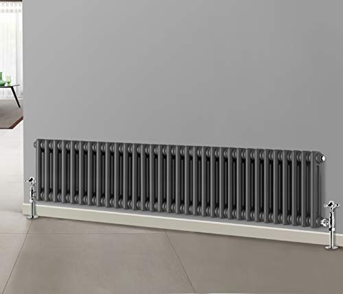 NRG 300 x 1460mm Traditional 2 Column Radiators Horizontal Central Heating Cast Iron Rads