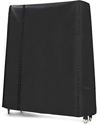 AMSAMOTION Tischtennisplatte Abdeckung, Schutzhülle Tischtennisplatte Wasserdicht Abdeckhülle für Tischtennisplatten Outdoor/Indoor Winddicht, UV-Beständiges (165 X 70 X 185 cm)