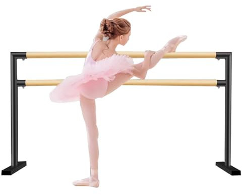 ULPro Ballettstange, doppellagige Ballettstange, Mobile Beinpresse für den Haushalt, professioneller Tanzhebel, kann EIN Gewicht von 500 kg tragen (2,5 m/8,2 Fuß)