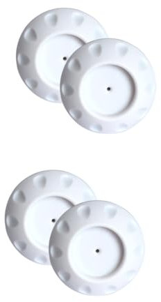 SAFIGLE 4 Packungen baby türhopser babygitter tür schutzgitter Dog gates treppenleiter Baby-Wandbecher Wandstoßstangen Sicherheitswand-Stoßstangen der Zaun Tor Kind Weiß