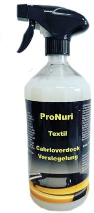 ProNuri Cabrioverdeck Versiegelung, Textil-Imprägnierung für Stoffverdecke, 1 Liter Sprühflasche