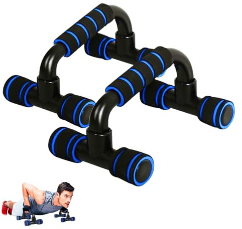 Barres de Pompes Parallèles. Poignées Push Up Antidérapantes de Traction pour Fitness, Yoga, CrossFit, Usage Intérieur et Extérieur.