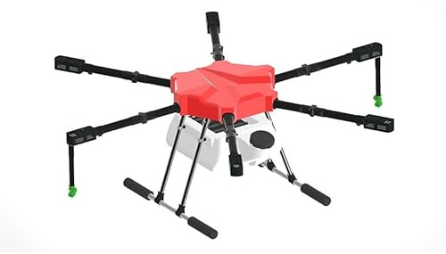 V1250HZ Hexacopter Heavy-Lift Flight Platform 1250mm Axelavstånd 10L Lastkapacitet Vikbar UAV Ramsystem Kit(Red cover frame)