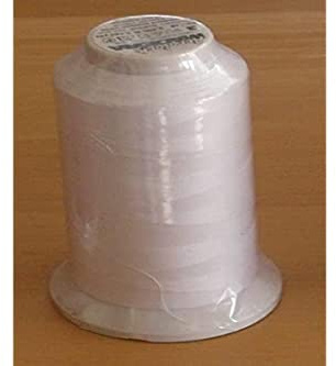 Aerolock M9128-8010 Fil de surjet en polyester 8010 Blanc 2500 m