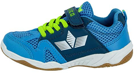 Lico Unisex Kinder Sport Vs Hallenturnschuhe, Blau Marine Lemon, 30 EU