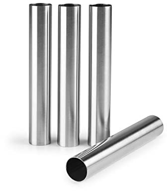 IBILI 730000 Set 4 Moule à Cigarette, INOX, Argent, 25 x 13 x 2 cm