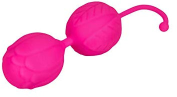 EIS; Liebeskugeln in Blütenform, 3,3 cm, mit Rückholband, hautfreundliches SIlikon, Beckenbodenmuskulatur Training