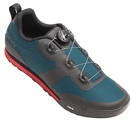 Giro Scarpe da mountain bike unisex Tracker Harbor Blue/Bright Red 41 EU