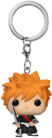 Funko POP! Keychain: BLEACH - Ichigo Kurosaki - Bleach - Collectable Vinyl Mini Figure Novelty Keyring - Stocking Filler - Gift Idea - Official Merchandise - Anime Fans - Minifigure