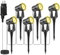 Totofac Gartenbeleuchtung LED,COB im Freien IP65 Wasserdichter Gartenleuchte, Warmweiß 3000K Gartenstrahler mit Erdspieß,Dekorative Gartenlampe Beleuchtung für Außen Garten Rasen (6-1)