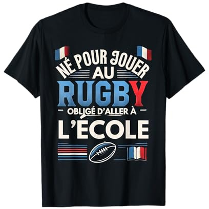 Rugby Enfants Garçons Joueur De Rugby Humour Rugby T-Shirt