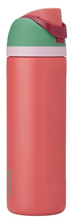 Owala FreeSip Stainless Steel Water Bottle 24 oz Strawberry Fields