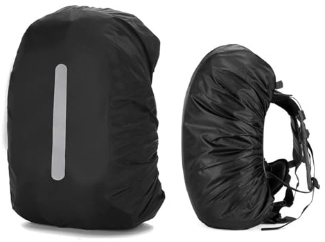ShiningUU Waterproof Backpack Cover 30L-40L Reflective Rucksack Rain Protector | Ultralight Dustproof & Abrasion Resistant for Hiking, Travel, Cycling