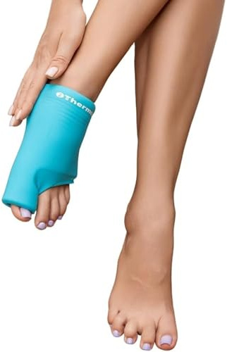 IceThermax Foot Brace Tobillera Esguince Frío y Calor Reutilizable – Tobillera Estabilizadora, Compresa Gel Térmico, Ice Pack para Tobillo y Pie, Soporte para Dolor de Pies y Lesiones
