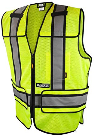 DEWALT DSV421-S/XL Class 2 Adjustable Breakaway Vest, Medium