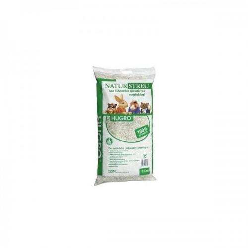 Hugro Hanfeinstreu 10 Liter, Nagereinsteu, Das ideale Einstreu für Ihr Haustier