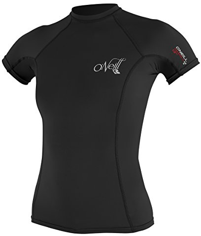 O'Neill Femme Thermo-x à Manches Courtes Crew T-Shirt Rashguard L Noir