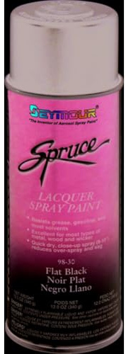 Spruce Flat Black Lacquer