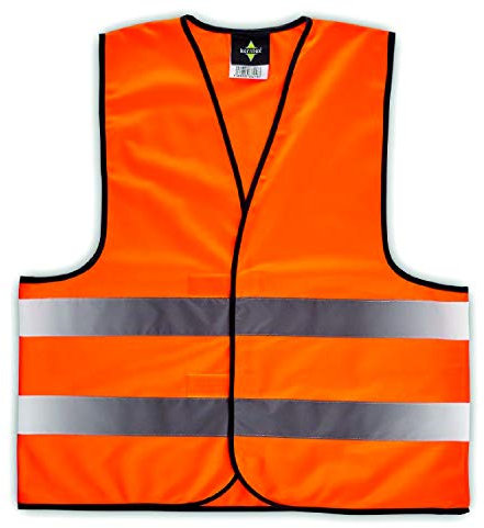 Korntex Warnweste mit Vier Reflexstreifen EN ISO 20471