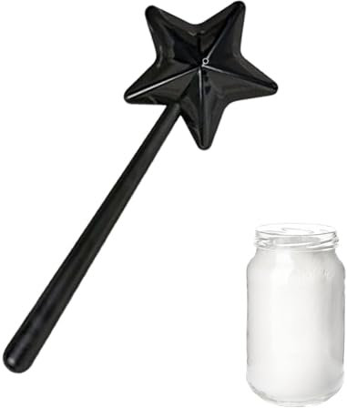 Bacchetta magica, saliera e pepe, graziosa spargispezie con fori, bacchette magiche ricaricabili, dispenser di sale e pepe, bacchetta magica, accessorio da cucina