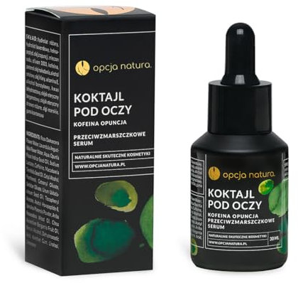 Siero per gli occhi antirughe Caffeina e Ipuncia, crema naturale per gli occhi rassodante per la pelle, 30 ml