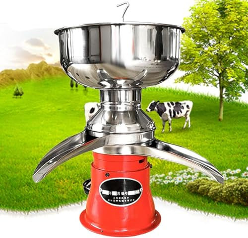 Professional Whipped Cream Dispenser Electric Milk Centrifuge Fresh Milk Cream Separator, Milk Cream Separator Full Milk Separator Degreasing Milk Separator Convert Raw Milk Into Frame and S