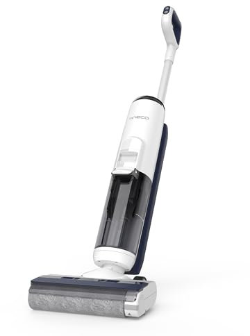 Tineco FLOOR ONE i5 Stretch Nass Trockensauger, 2‑in‑1 Saugen & Wischen, 180° Lay-Flat Waschsauger, 20kPa Saugkraft, Beidseitige Kantenreinigung, 30 Min Laufzeit, Anti-Tangle staubsauger für Tierhaare