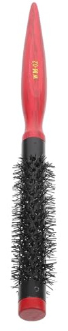 MAGICLULU Spazzola a Rullo in Legno Setole in Nylon per Chioma, Pettine Arricciacapelli Professionale per Styling Voluminoso e Anticrespo, per Uso Parrucchiere e Asciugatura Chioma