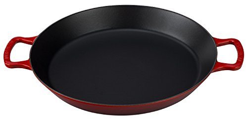 Le Creuset Enameled Cast Iron Paella Pan, 3.25 qt., Cerise