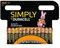 Batteries AAA Duracell/Battery Pack of 12 / Simply LR03/MN2400 for Radios, Remotes, Clocks Etc