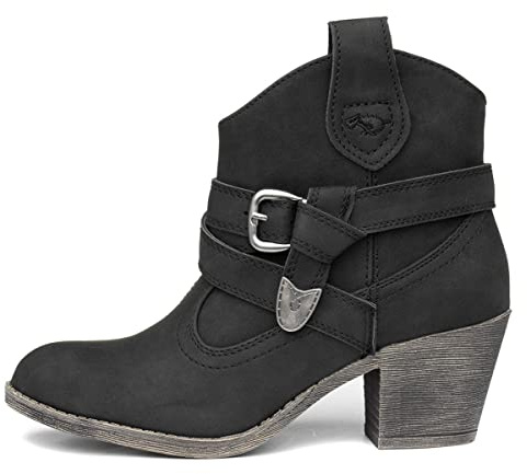 Rocket Dog Women's Cowboy Boots, Ankle Boots, Black A00, 5 UK
