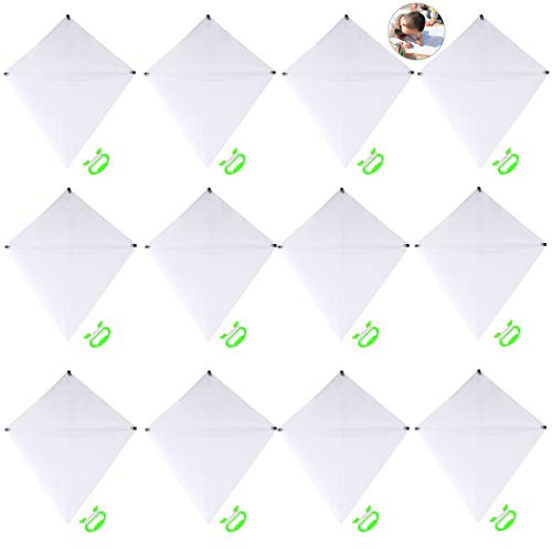 ZOYLINK Bambini Bianco Kite Outdoor Gioco Giocattolo Creativo FAI DA TE Colorazione Aquilone Volante con Girevole e Linea