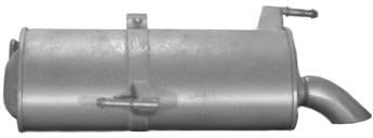 IZAWIT Silencieux arrière arrière Pot d'Échappement 27.086 sans pièces de montage