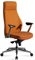 AMSTYLE Bürostuhl Kunstleder-Bezug Caramel Schreibtischstuhl bis 120 kg, Design Chefsessel höhenverstellbar, Drehstuhl ergonomisch mit Armlehnen & hoher Rückenlehne, Wippfunktion